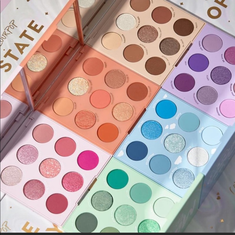NWT DISCONTINUED ❤️LAST 1❤️ STATE OF PLAY  6 COLOURPOP  EYESHADOW PALETTE VAULT - Picture 2 of 4